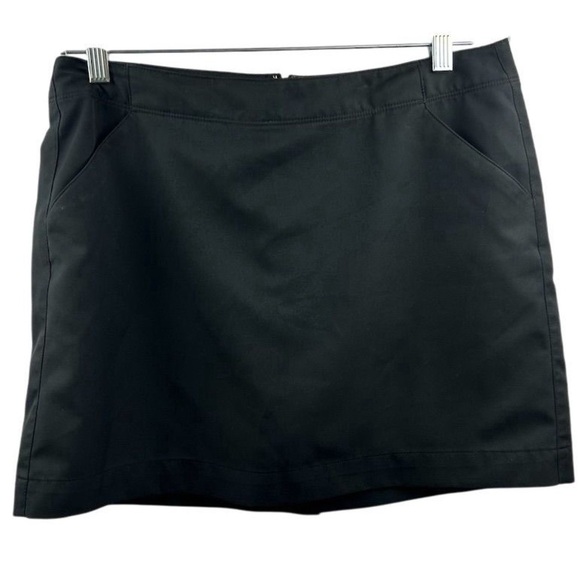 PGA Tour Women's Black Skort Size 8 with Pockets Casual Short Skirt- flawed - Picture 1 of 11